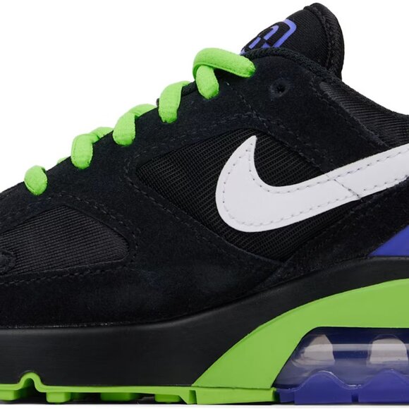 Nike Air Max 180 QS Black/White-Action Green "Joker" Beetlejuice Mens Size 10 - Picture 11 of 13